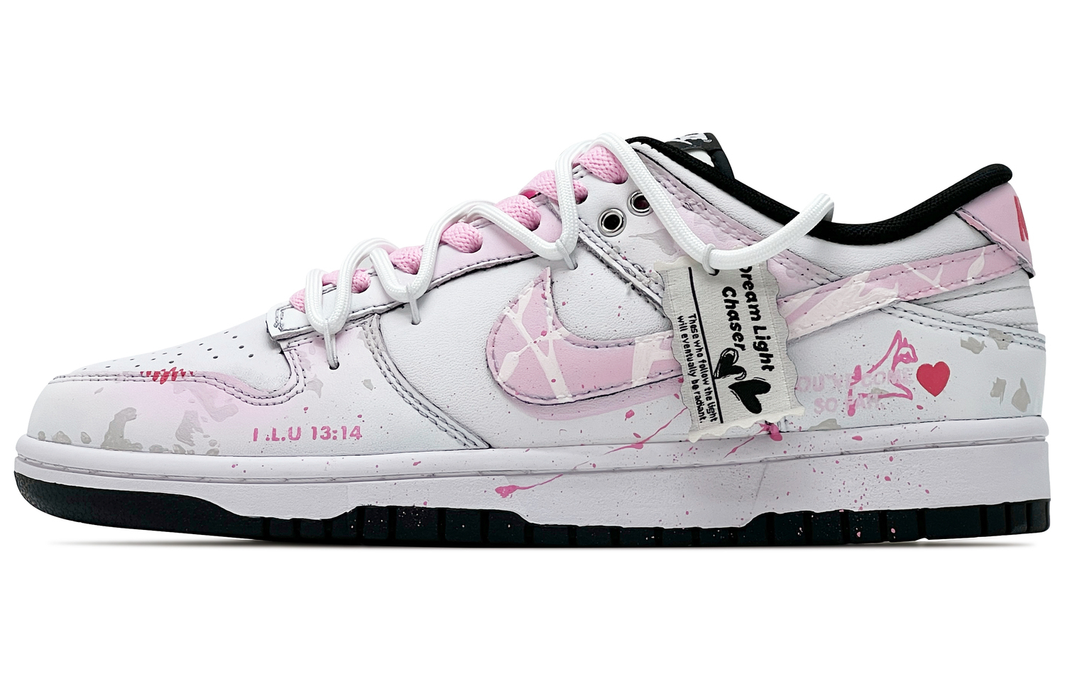 Nike Данк устойчивые к истиранию противоскользящие низкие скейтборд кроссовки унисекс розовый белый, цвет Pink White
Nike Данк устойчивые к истиранию противоскользящие низкие скейтборд кроссовки унисекс розовый белый, цвет Pink White