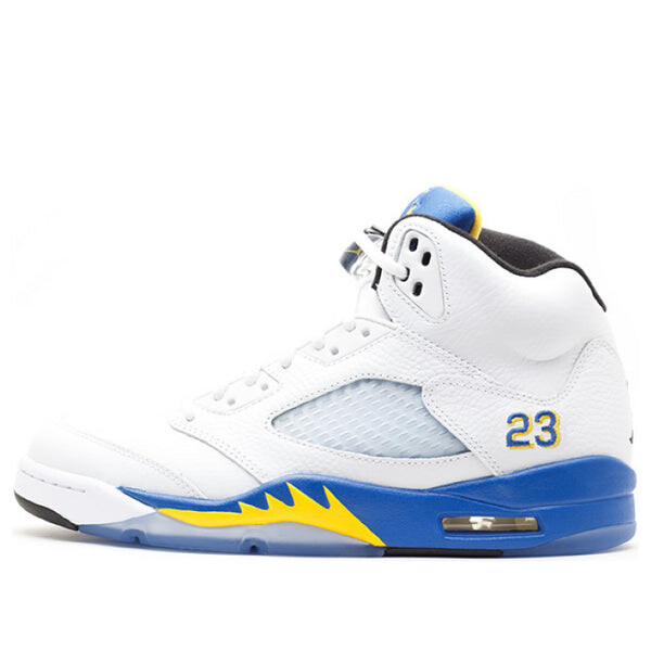 Кроссовки 5 ретро Air Jordan, белый 
Кроссовки 5 ретро Air Jordan, белый