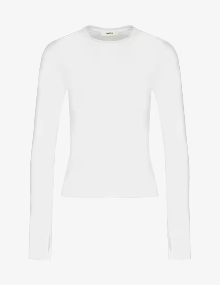 Женский топ из эластичного хлопка 365 с длинными рукавами PANGAIA, кремовый
Женский топ из эластичного хлопка 365 с длинными рукавами PANGAIA, кремовый