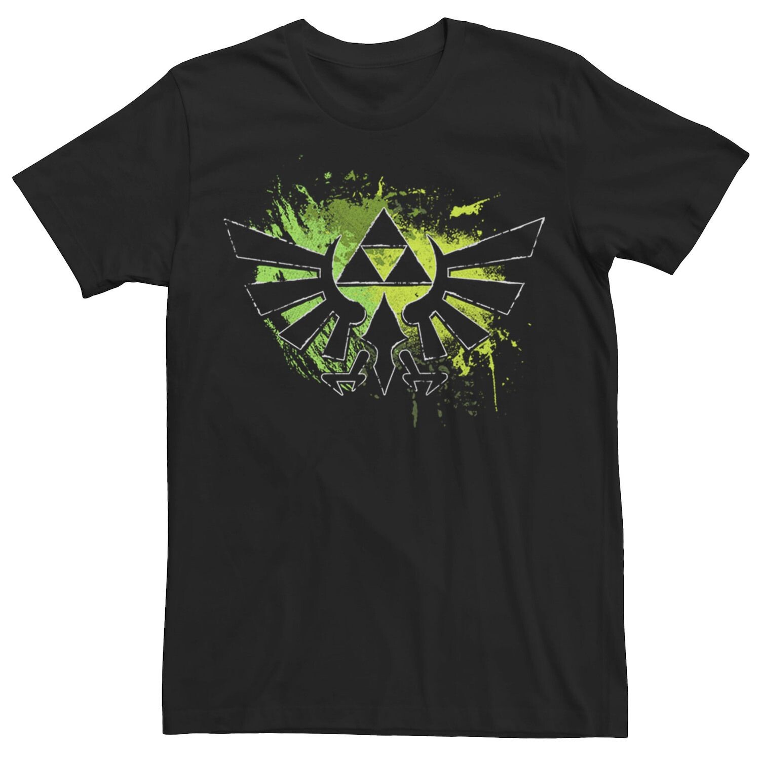 Мужская футболка с логотипом Nintendo Legend Of Zelda Triforce и брызгами краски Licensed Character
Мужская футболка с логотипом Nintendo Legend Of Zelda Triforce и брызгами краски Licensed Character