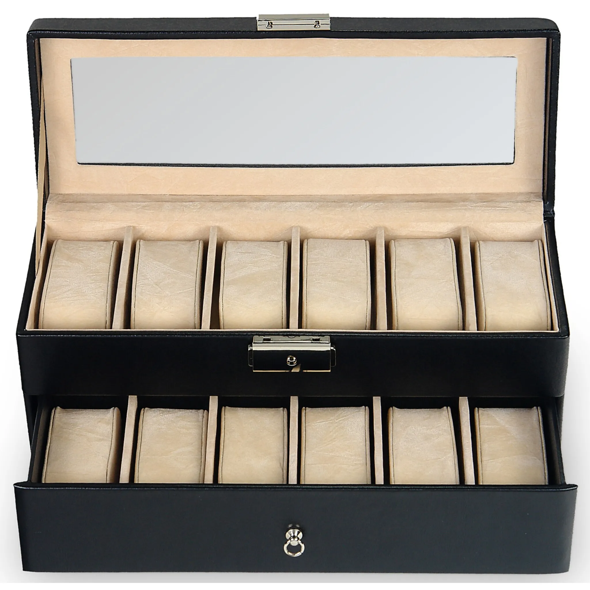 Футляр для часов Sacher, хранилище для часов, на 12 часов, ручная работа в Германии, цвет schwarz-beige
Футляр для часов Sacher, хранилище для часов, на 12 часов, ручная работа в Германии, цвет schwarz-beige