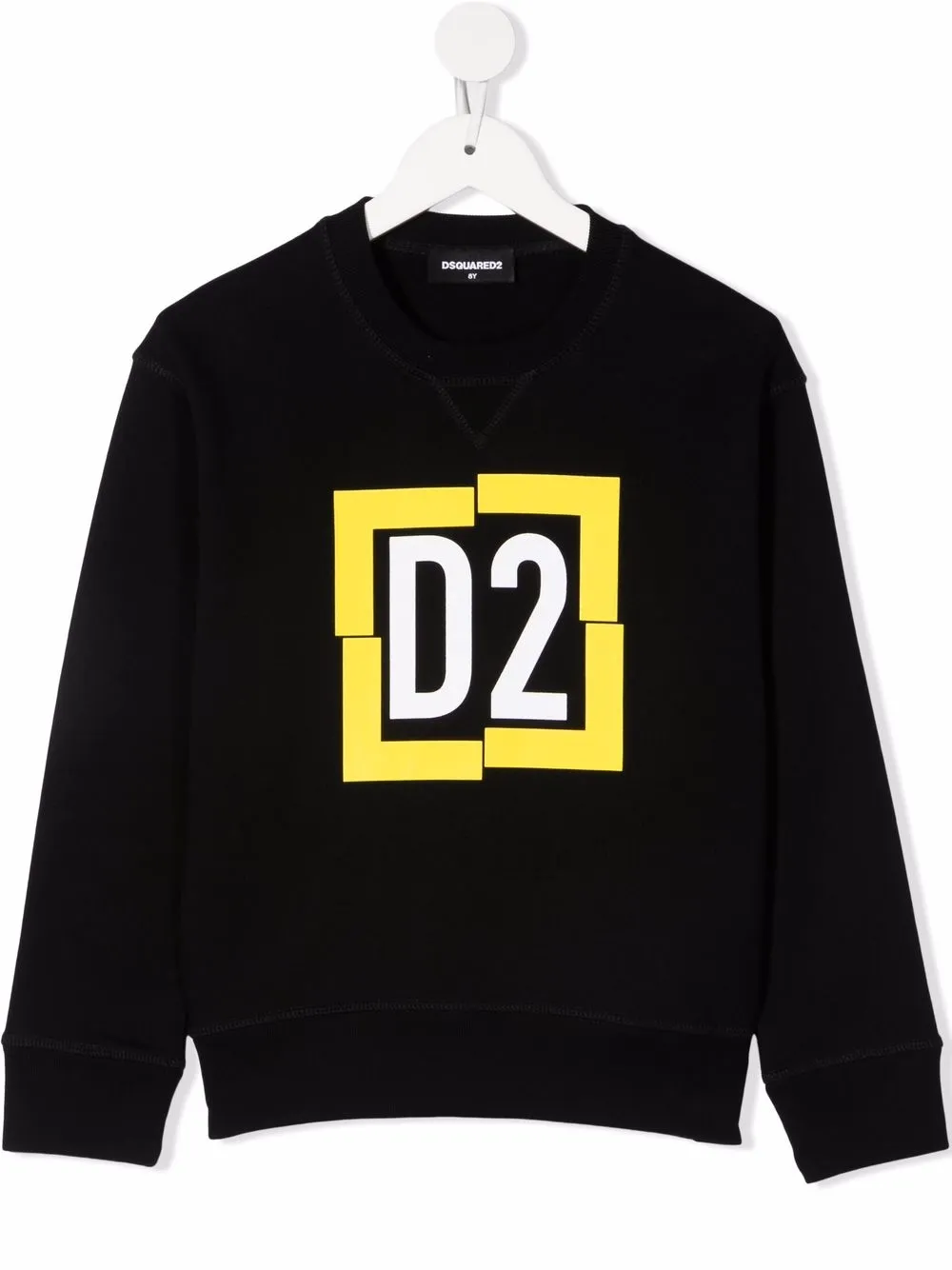 Толстовка с логотипом DSQUARED2 KIDS, черный 
Толстовка с логотипом DSQUARED2 KIDS, черный