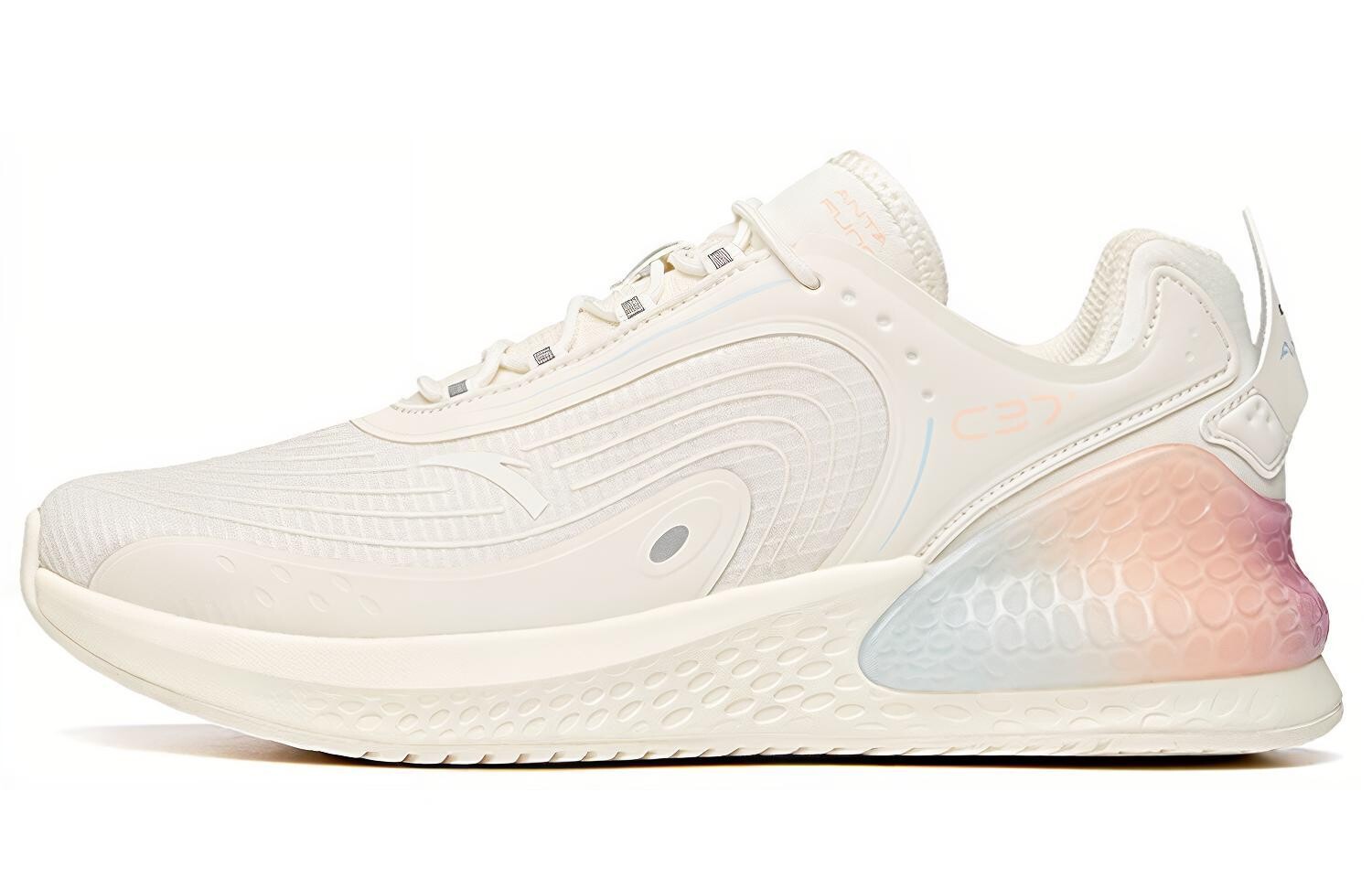 Кроссовки женские C37+ с низким верхом, белые/кислородно-голубые Anta
Кроссовки женские C37+ с низким верхом, белые/кислородно-голубые Anta