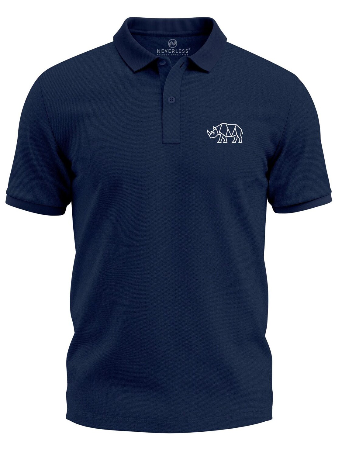 Neverless Футболка 'Rhino Polygon' в цвете Navy
Neverless Футболка 'Rhino Polygon' в цвете Navy