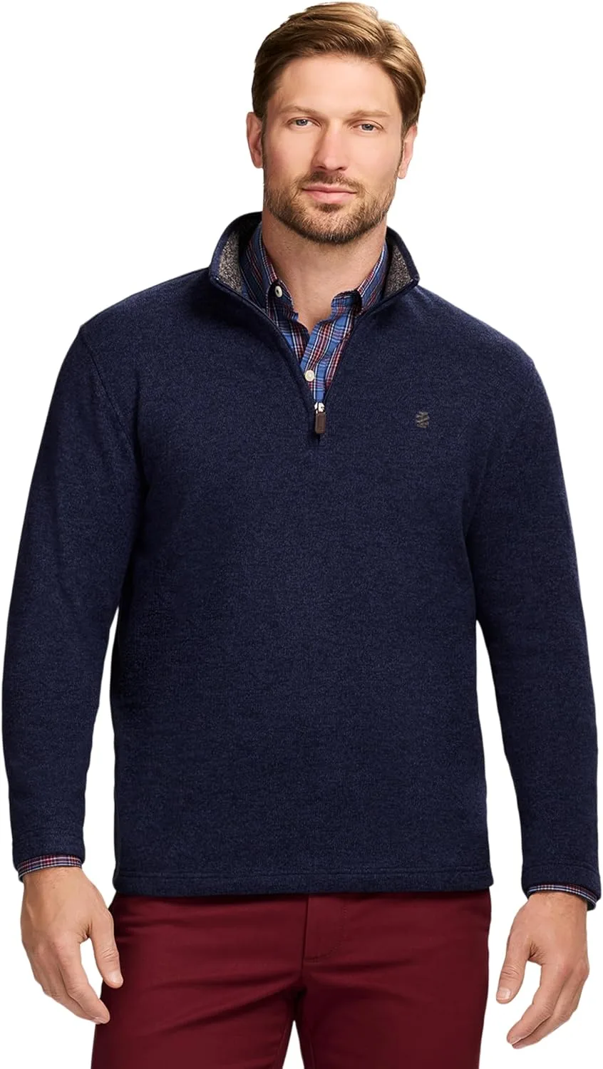 Свитер флис Quarter Zip — LT Grey HTHR IZOD
Свитер флис Quarter Zip — LT Grey HTHR IZOD
