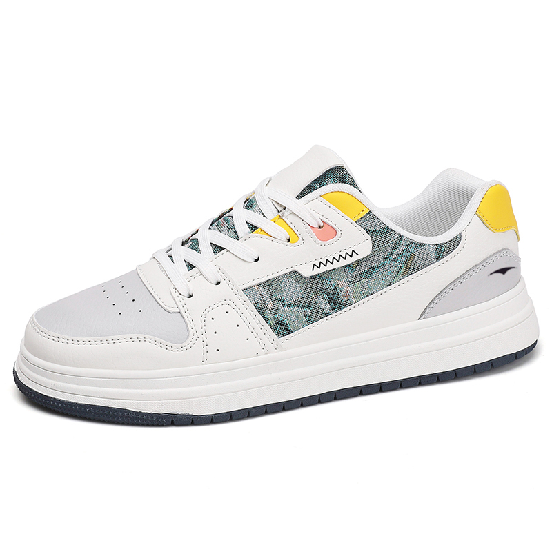 Мужские низкие кроссовки для скейтбординга с износостойким покрытием TELENT, White Blue
Мужские низкие кроссовки для скейтбординга с износостойким покрытием TELENT, White Blue