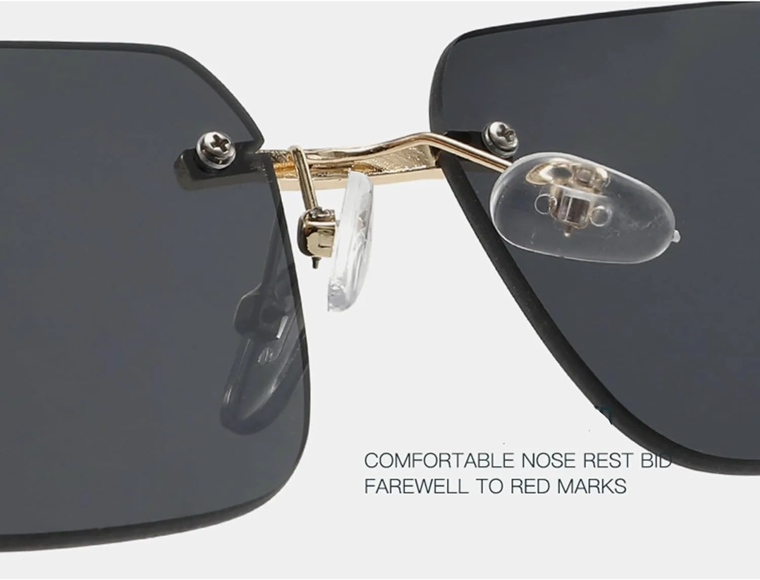 bullabulling Модные квадратные солнцезащитные очки без оправы для женщин, модные прямоугольные очки без оправы для мужчин, сверхлегкие, UV400, Green/Gray
bullabulling Модные квадратные солнцезащитные очки без оправы для женщин, модные прямоугольные очки без оправы для мужчин, сверхлегкие, UV400, Green/Gray