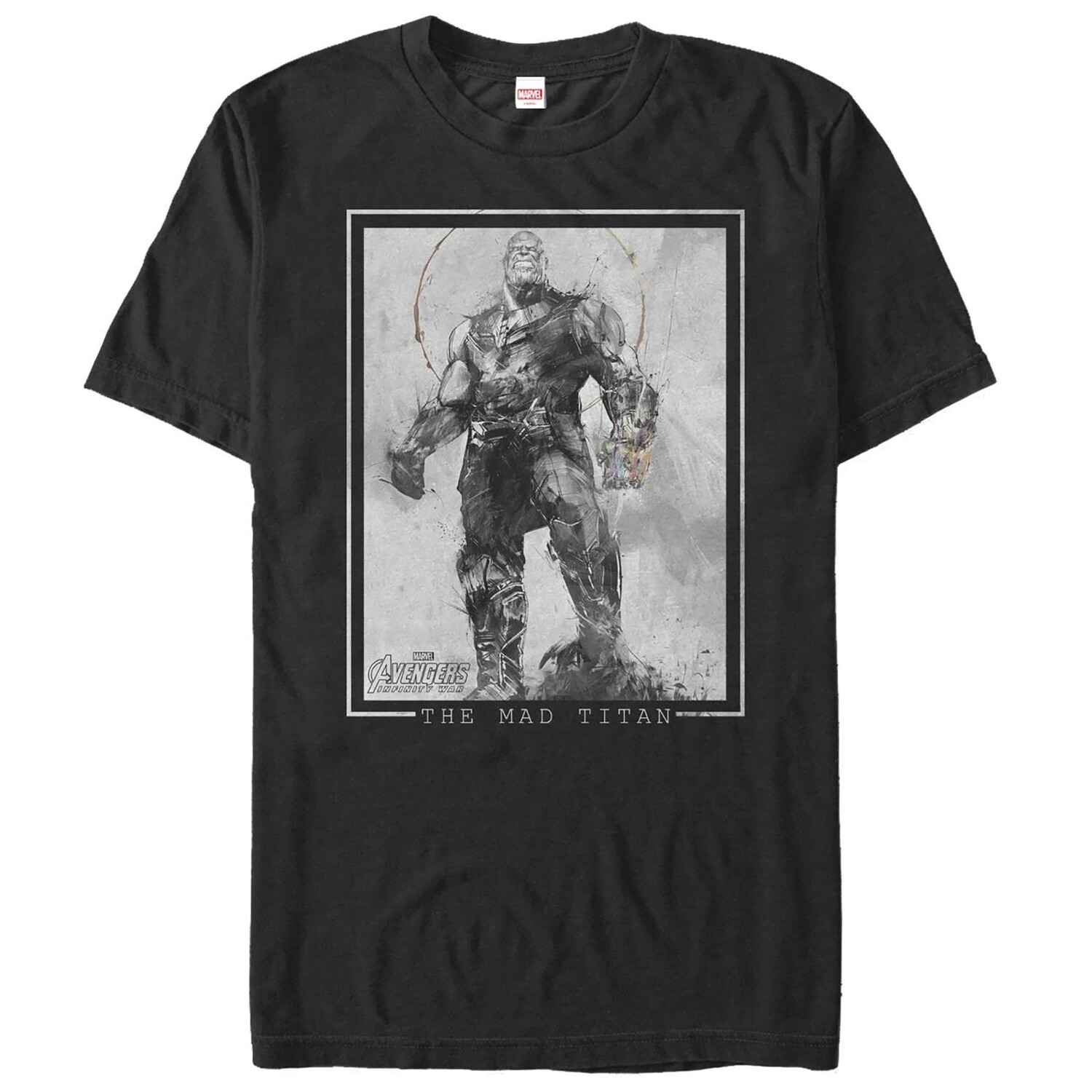 Мужская футболка с рисунком Marvel Avengers Infinity War Thanos The Mad Titan Licensed Character
Мужская футболка с рисунком Marvel Avengers Infinity War Thanos The Mad Titan Licensed Character