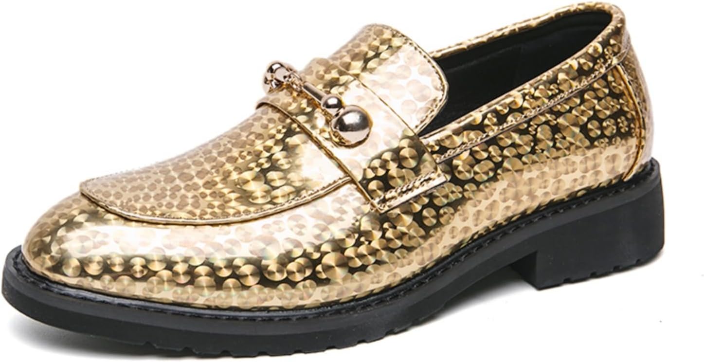 Мужские лоферы с заостренным носком из полиуретана - блестящие туфли без шнурков для свадьбы, вечеринки и повседневной носки - формальные и повседневные лоферы Eliogn, золотой
Мужские лоферы с заостренным носком из полиуретана - блестящие туфли без шнурков для свадьбы, вечеринки и повседневной носки - формальные и повседневные лоферы Eliogn, золотой