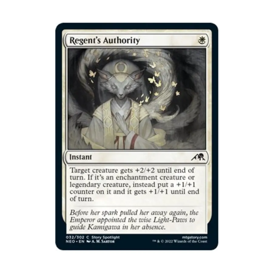 CCG Регентская власть (С), MTG - Kamigawa : Neon Dynasty
CCG Регентская власть (С), MTG - Kamigawa : Neon Dynasty