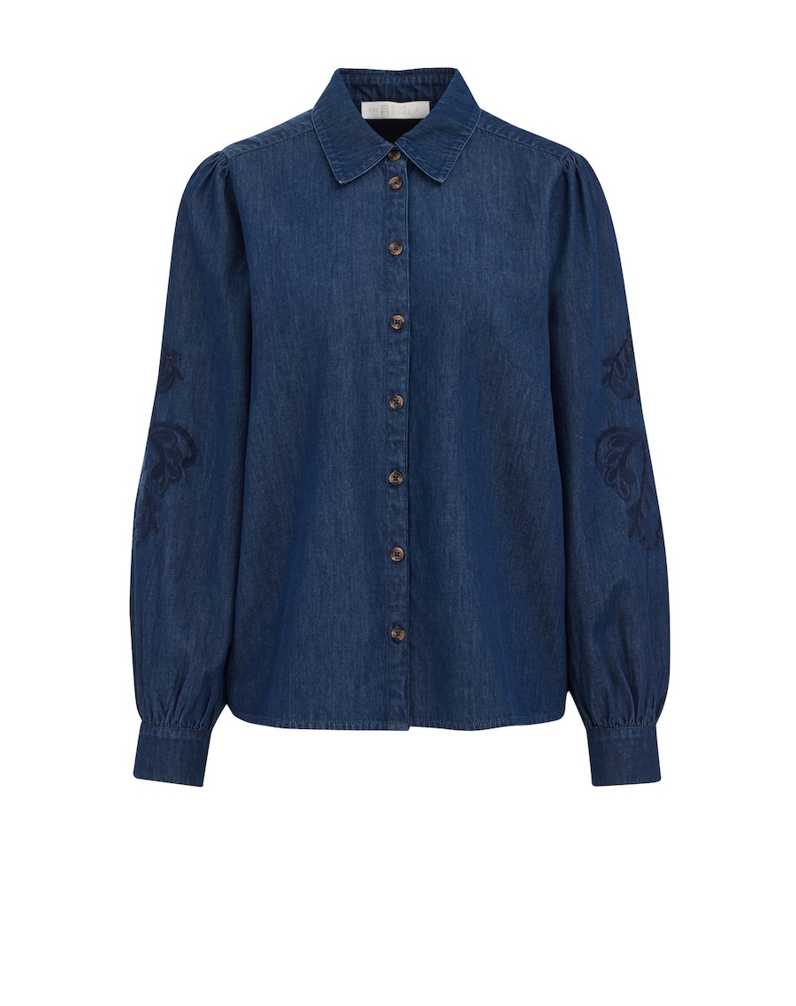 Блуза WE Fashion, Blue Denim/Dark Blue
Блуза WE Fashion, Blue Denim/Dark Blue