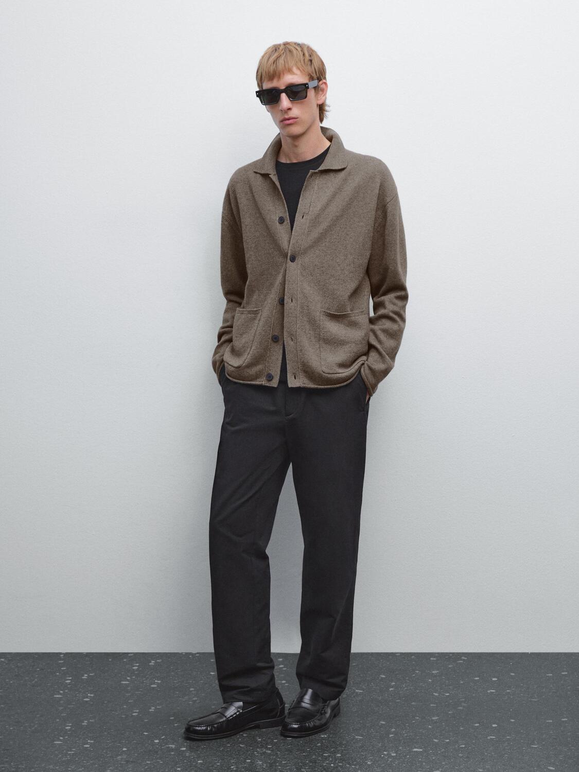 Кардиган из хлопковой смеси Massimo Dutti, Dark Khaki
Кардиган из хлопковой смеси Massimo Dutti, Dark Khaki