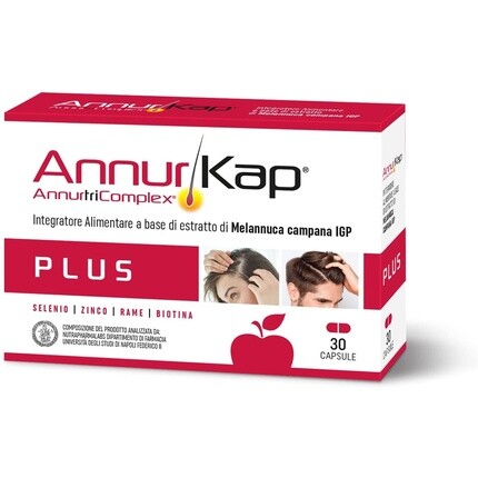 Annurkap Annurtri Complex PLUS Добавка для роста волос и против выпадения, 30 капсул
Annurkap Annurtri Complex PLUS Добавка для роста волос и против выпадения, 30 капсул
