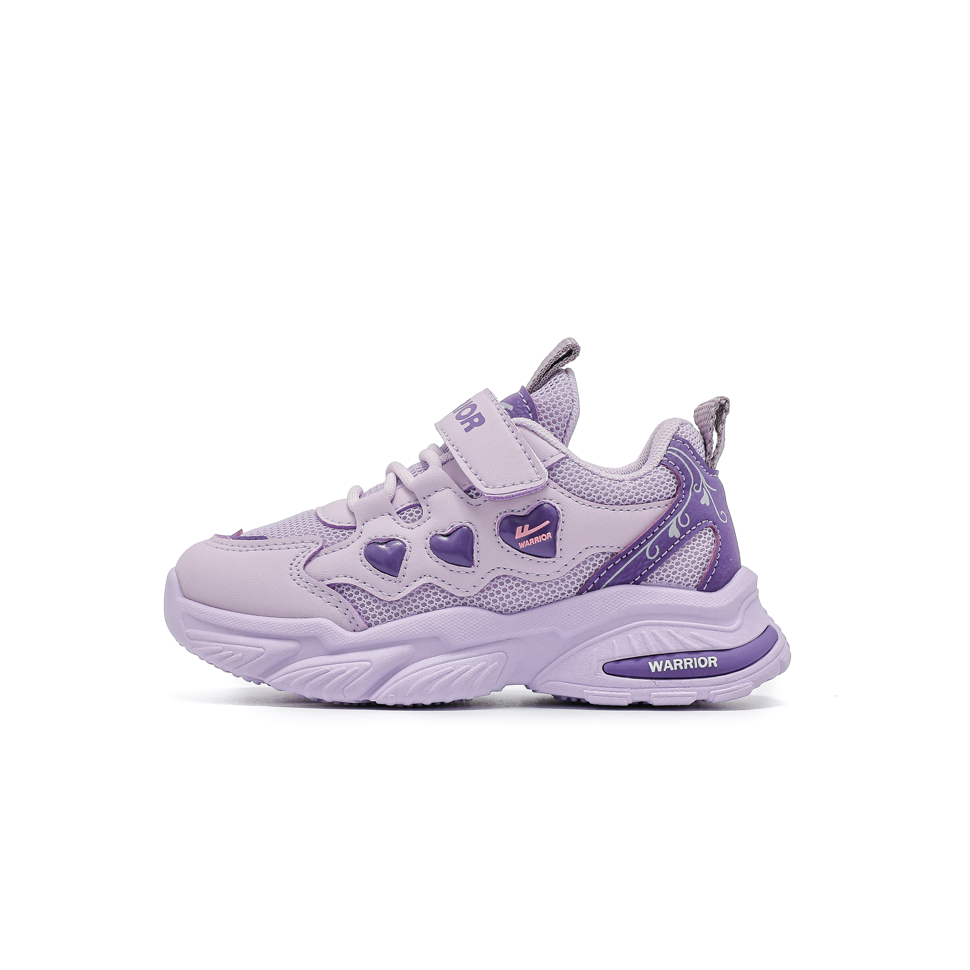 Дышащая повседневная обувь для детей WARRIOR, фиолетовый 
Дышащая повседневная обувь для детей WARRIOR, фиолетовый