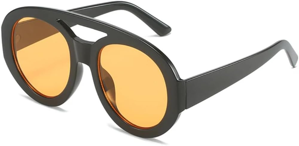 Винтажные женские круглые солнцезащитные очки с двойной перемычкой, модный градиентный дизайн, защита от УФ-излучения UV400, мужские солнцезащитные очки в стиле панк SZVVBKK, Black Orange
Винтажные женские круглые солнцезащитные очки с двойной перемычкой, модный градиентный дизайн, защита от УФ-излучения UV400, мужские солнцезащитные очки в стиле панк SZVVBKK, Black Orange