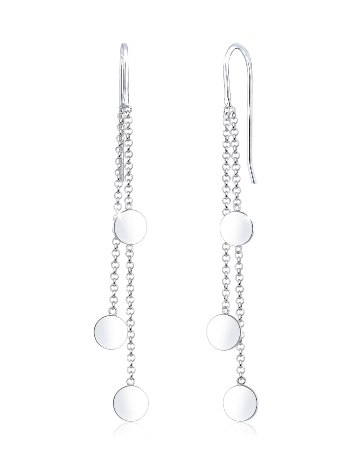 Elli Серьги из серебра 925 пробы: круг, диск из серебра
Elli Серьги из серебра 925 пробы: круг, диск из серебра