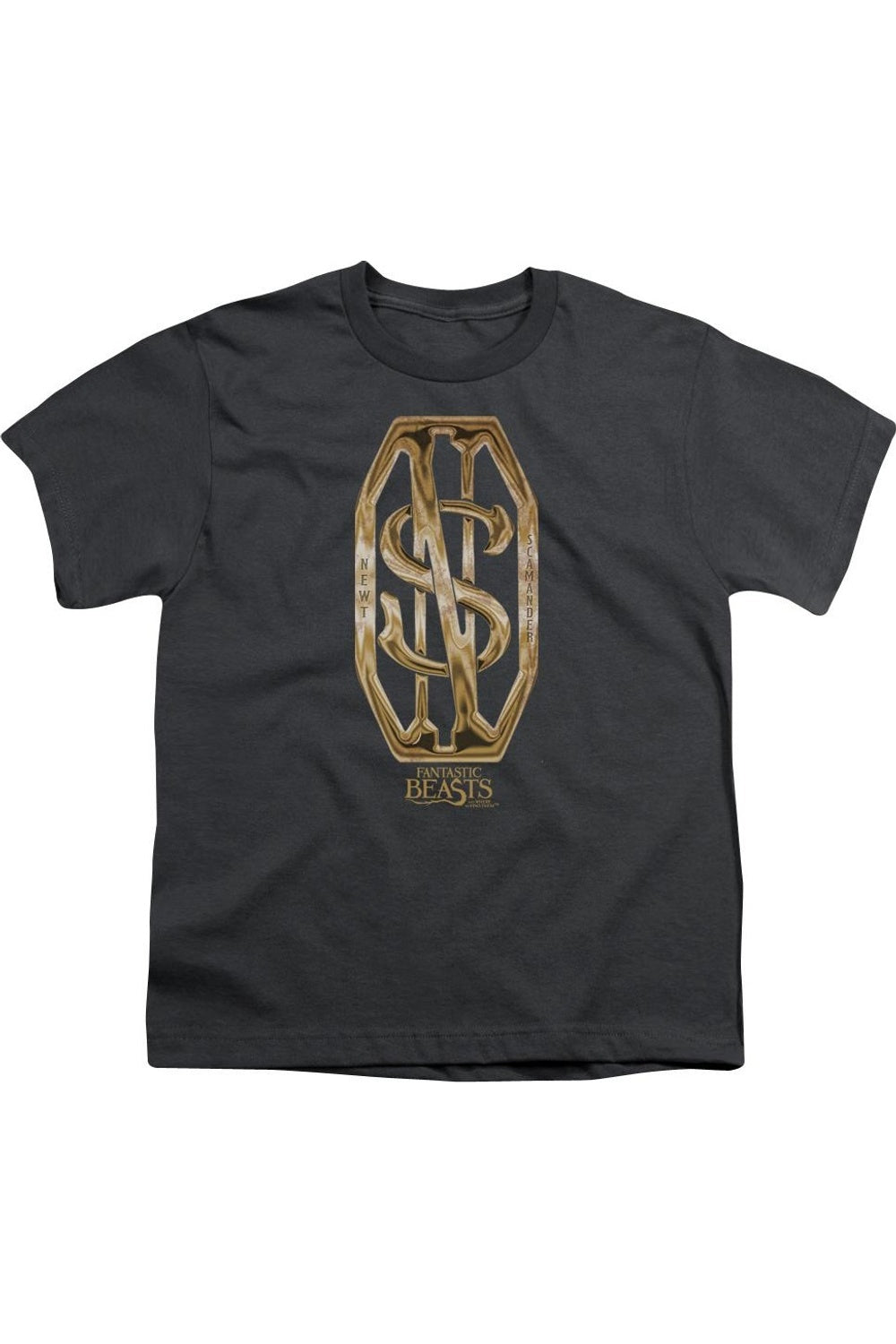 Фантастические твари: футболка с монограммой Скамандера для детей с коротким рукавом Gildan, Charcoal
Фантастические твари: футболка с монограммой Скамандера для детей с коротким рукавом Gildan, Charcoal