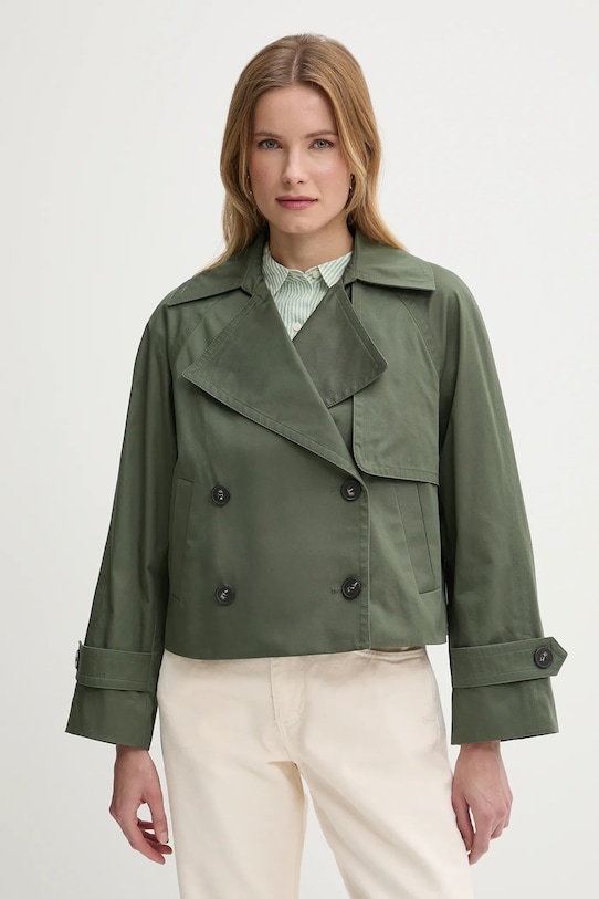 Хлопковая куртка United Colors Of Benetton, зеленый
Хлопковая куртка United Colors Of Benetton, зеленый