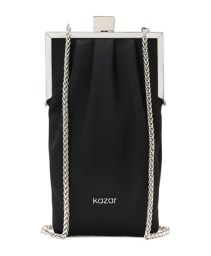 Вечерняя черная тканевая сумочка Kazar, черный
Вечерняя черная тканевая сумочка Kazar, черный