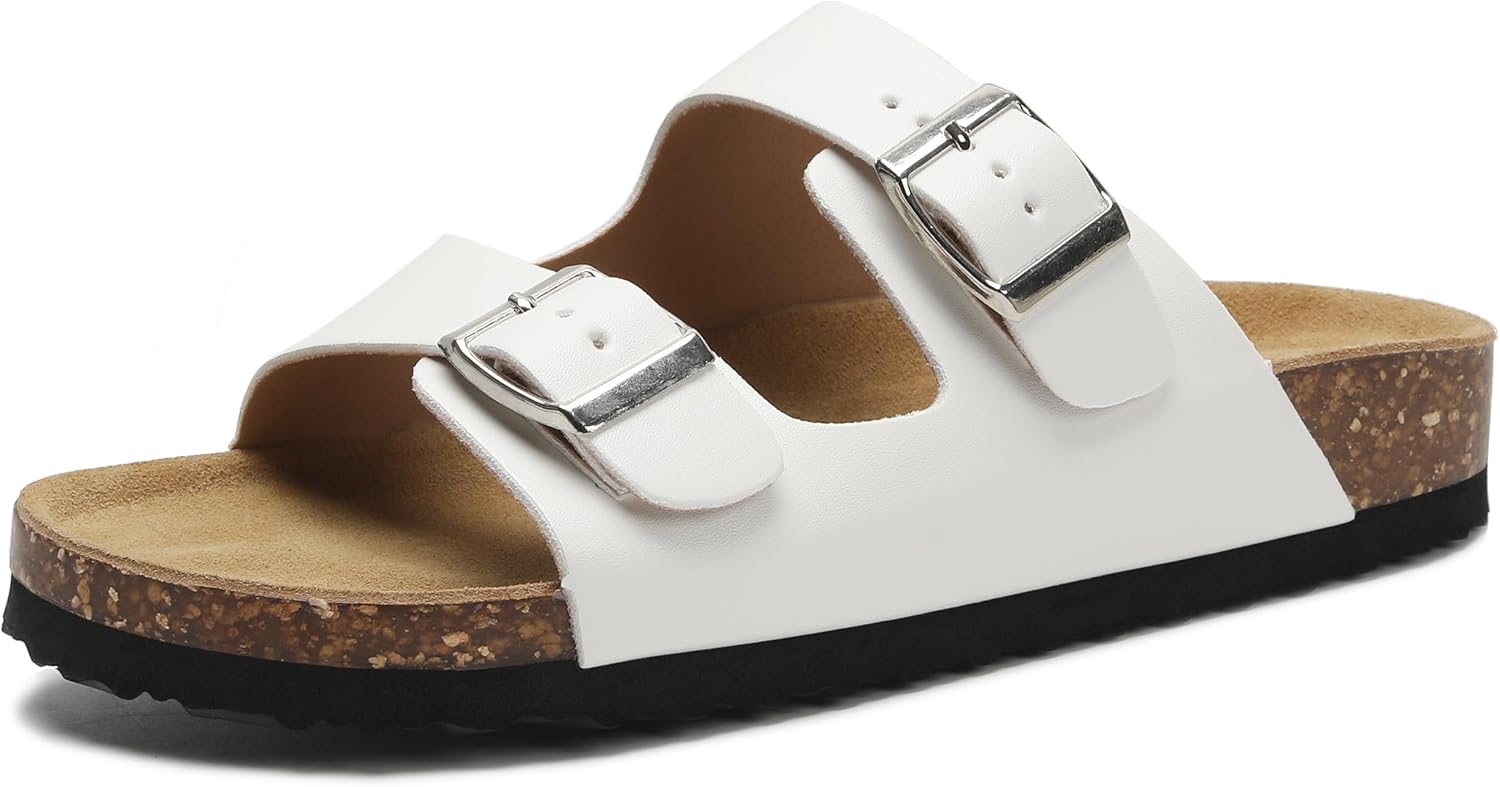 Сандалии с пробковой стелькой из натуральной кожи с поддержкой свода стопы, женские и мужские плоские тапочки на скользящей подошве с регулируемыми двойными пряжками, пляжные сандалии с памятью формы, открытый носок, для летнего отдыха Generic,...
Сандалии с пробковой стелькой из натуральной кожи с поддержкой свода стопы, женские и мужские плоские тапочки на скользящей подошве с регулируемыми двойными пряжками, пляжные сандалии с памятью формы, открытый носок, для летнего отдыха Generic,...