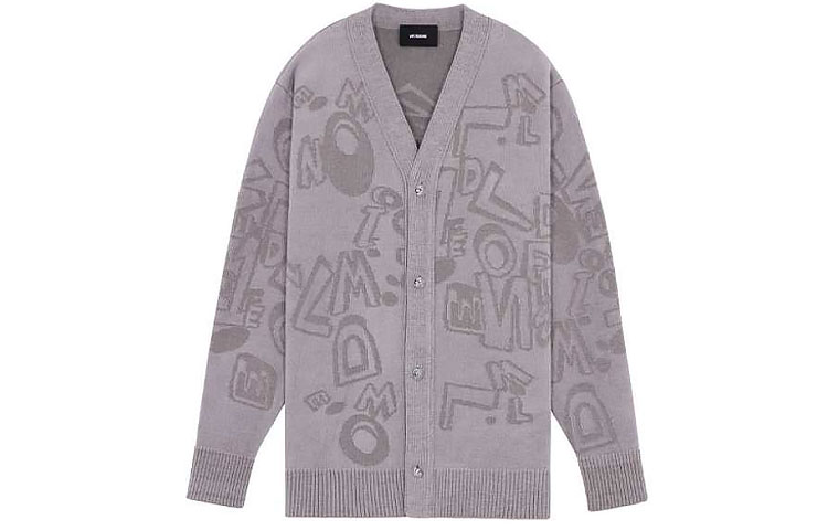 Кардиган с логотипом граффити по всей поверхности WE11DONE, серый
Кардиган с логотипом граффити по всей поверхности WE11DONE, серый