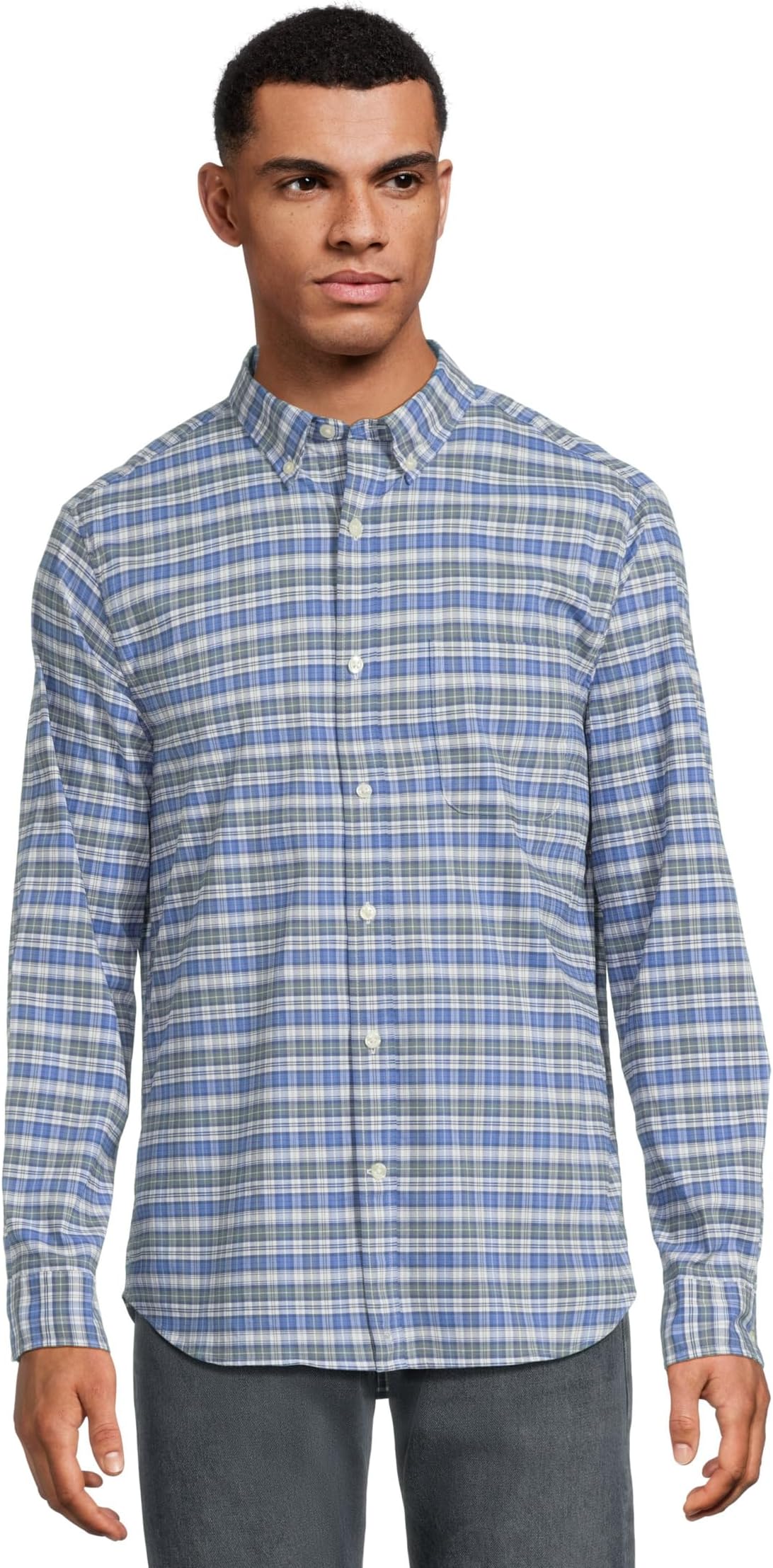 Мужская клетчатая рубашка Faraway Plaid Performance из хлопка Vineyard Vines, Balsam
Мужская клетчатая рубашка Faraway Plaid Performance из хлопка Vineyard Vines, Balsam