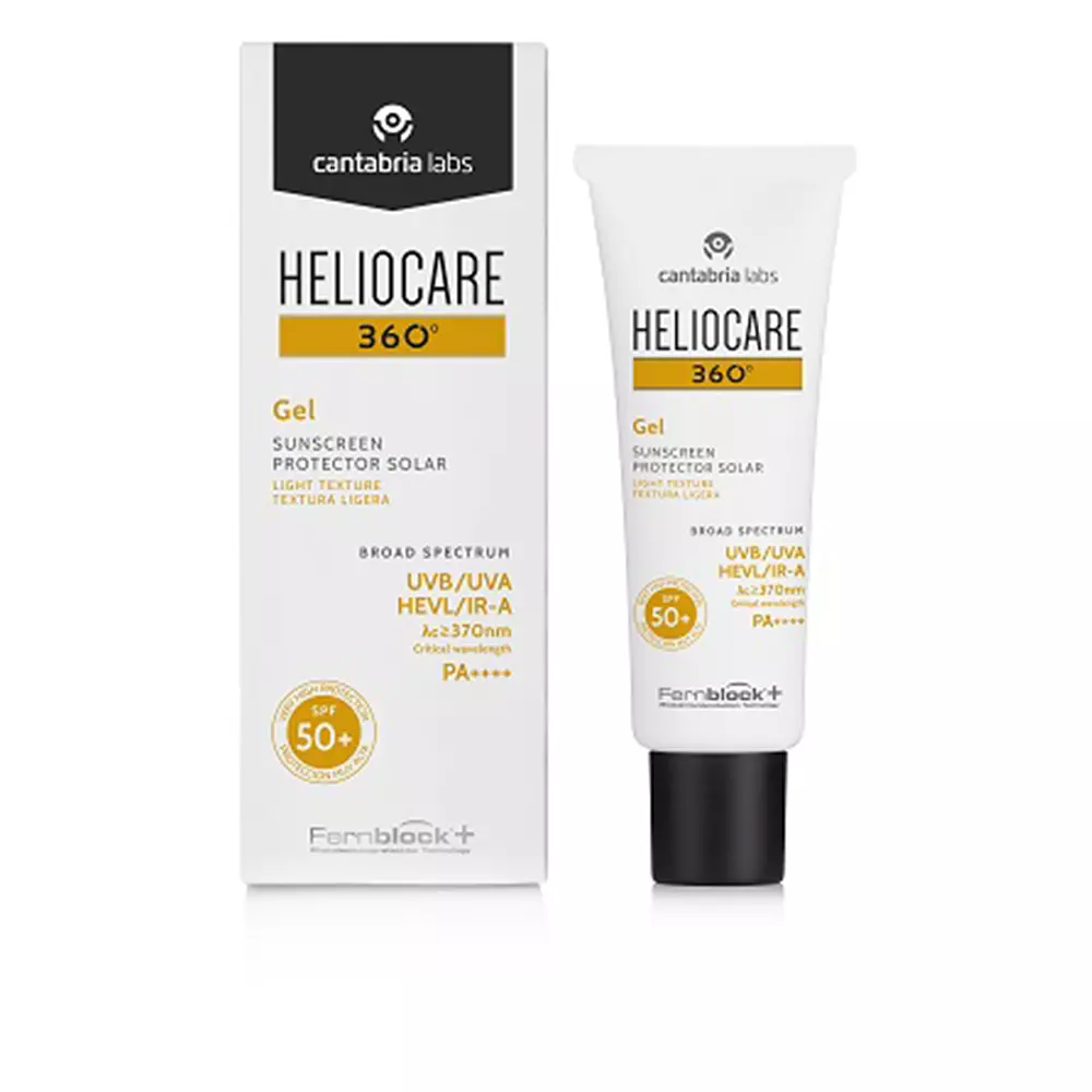 Солнцезащитный крем Heliocare 360º Protector Solar Gel Textura Ligera Spf50+ Cantabria Labs, 50 мл 
Солнцезащитный крем Heliocare 360º Protector Solar Gel Textura Ligera Spf50+ Cantabria Labs, 50 мл