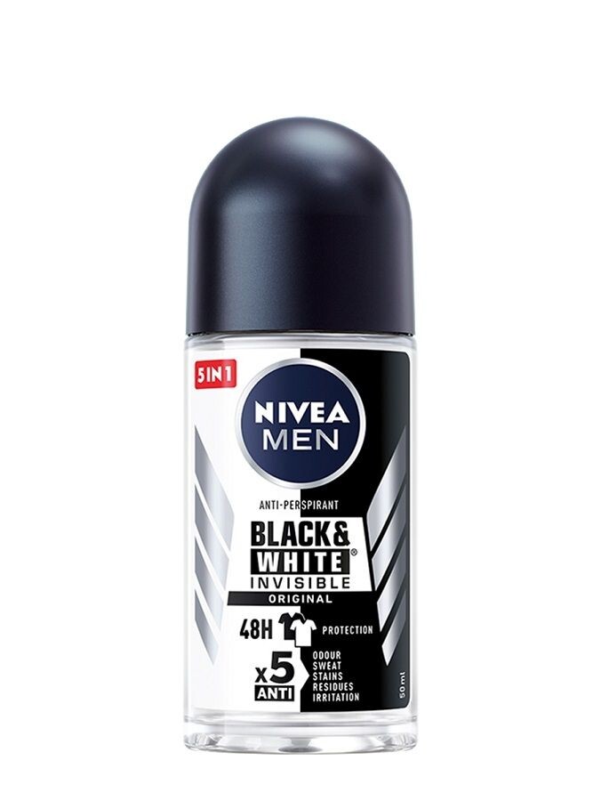 Nivea Men Black&White Invisible Original антиперспирант для мужчин, 50 ml
Nivea Men Black&White Invisible Original антиперспирант для мужчин, 50 ml