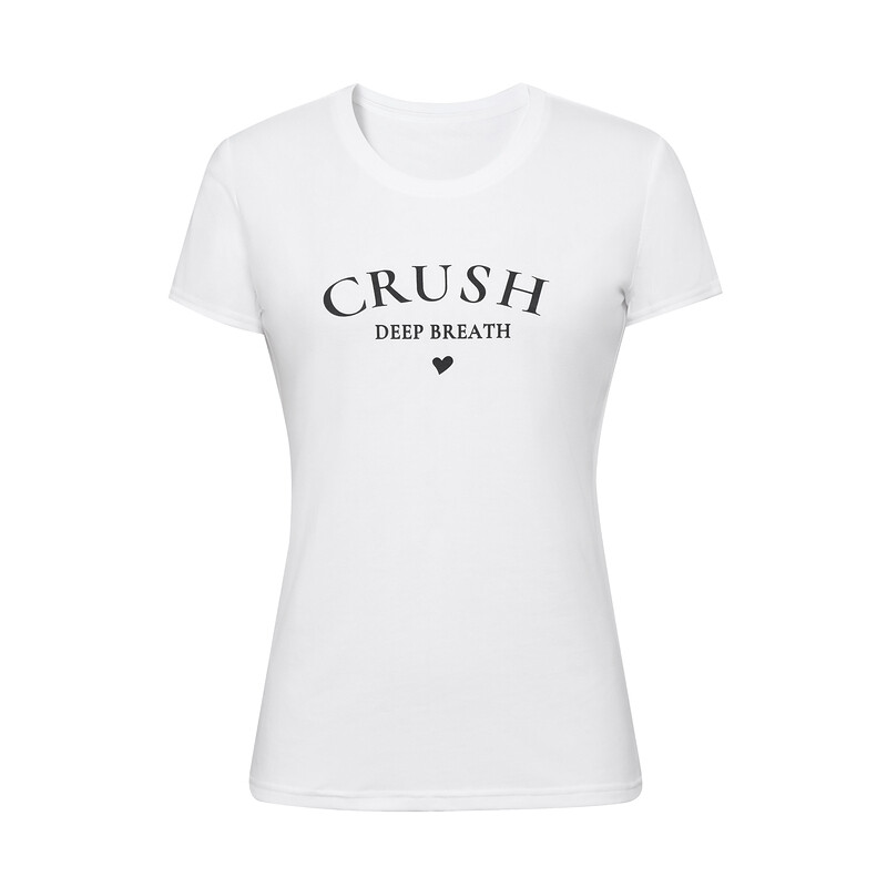 Футболка женская Deep Breath с большими буквами, коричневый
Футболка женская Deep Breath с большими буквами, коричневый