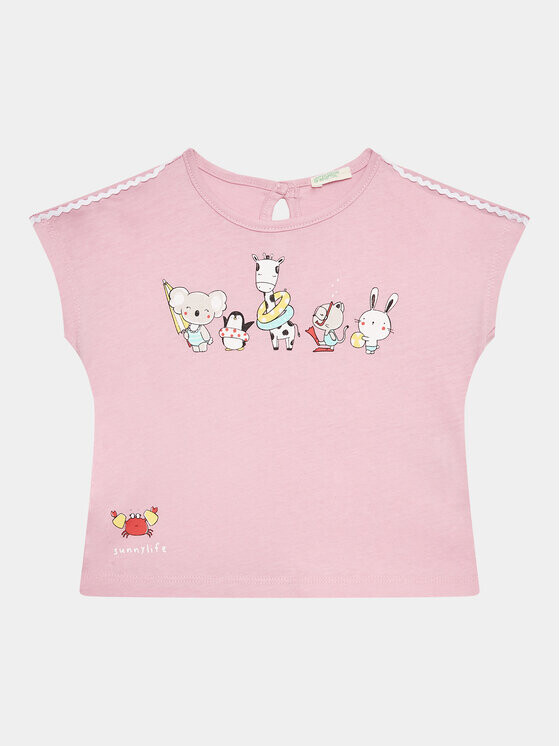 Футболка стандартного кроя United Colors Of Benetton, розовый
Футболка стандартного кроя United Colors Of Benetton, розовый