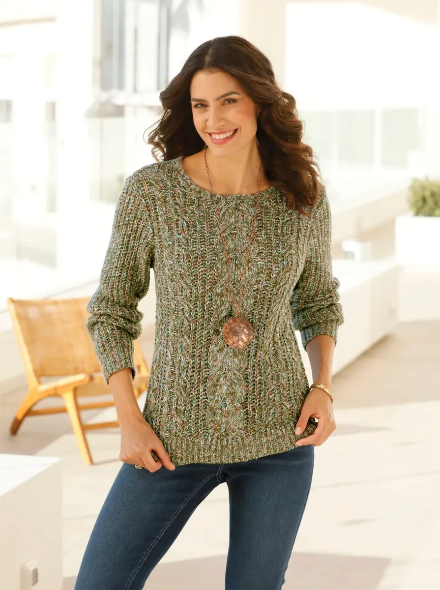 Вдохновение Вязаный свитер "Пуловер" Inspirationen, цвет Schilf-Meliert
Вдохновение Вязаный свитер "Пуловер" Inspirationen, цвет Schilf-Meliert