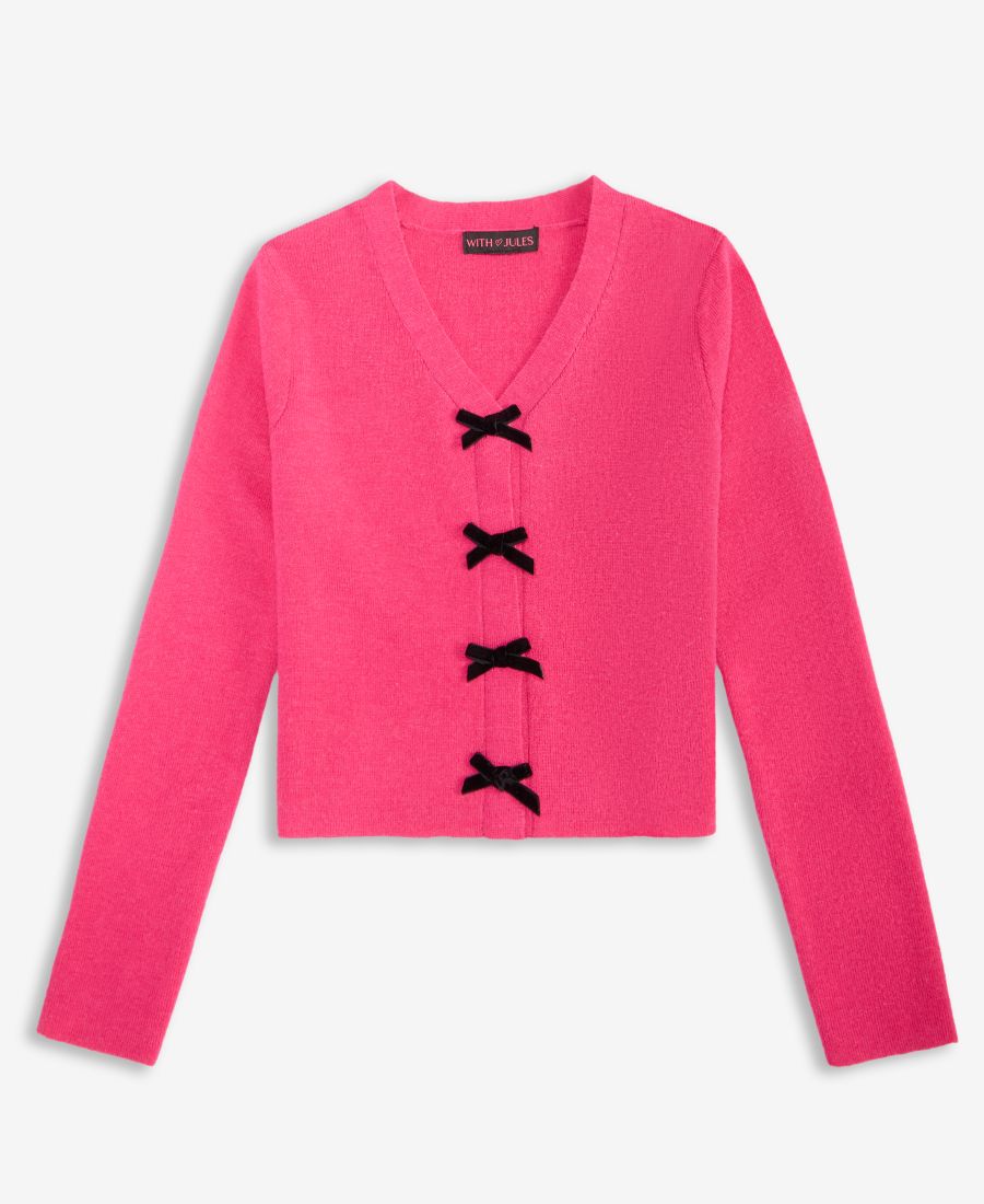 Кардиган с бантом для девочек 7-16 лет With Jules, Open
Кардиган с бантом для девочек 7-16 лет With Jules, Open