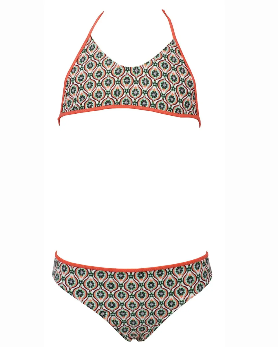 Детский купальник бикини Neko с ретро принтом Red Point, многоцветный
Детский купальник бикини Neko с ретро принтом Red Point, многоцветный