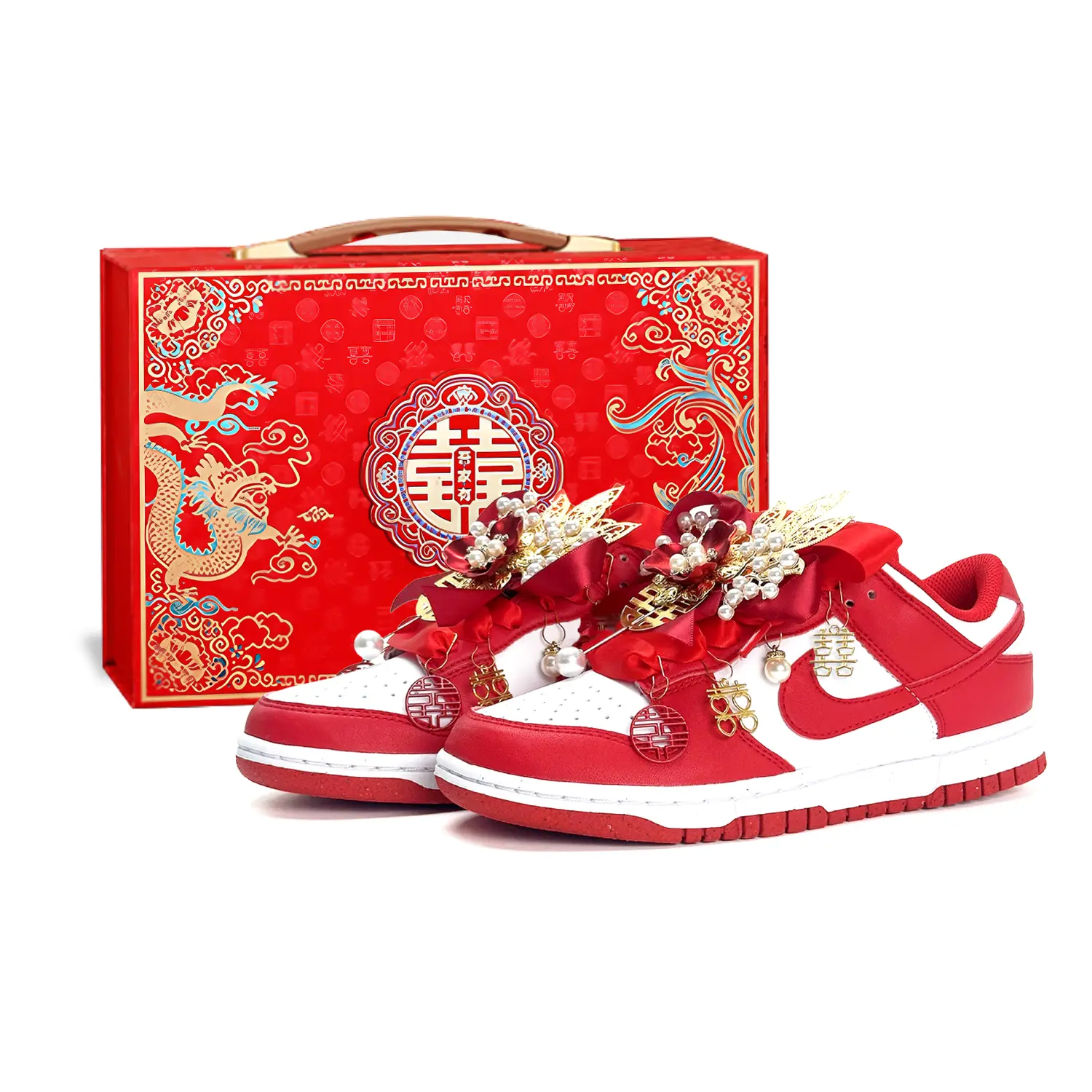 Nike Dunk Auspicious Dragon And Phoenix низкие скейтборд кроссовки Unisex красные
Nike Dunk Auspicious Dragon And Phoenix низкие скейтборд кроссовки Unisex красные