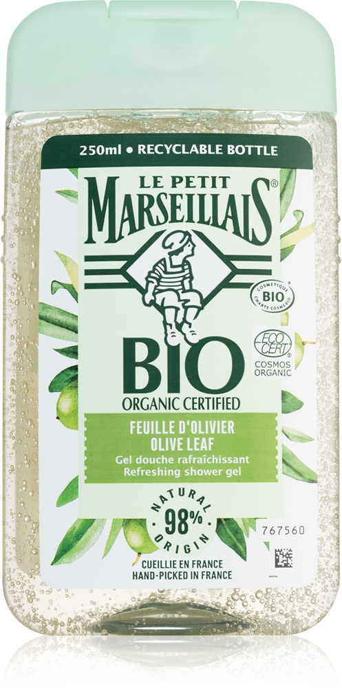 Освежающий гель для душа с био-листьями оливы Le Petit Marseillais, 250 мл
Освежающий гель для душа с био-листьями оливы Le Petit Marseillais, 250 мл