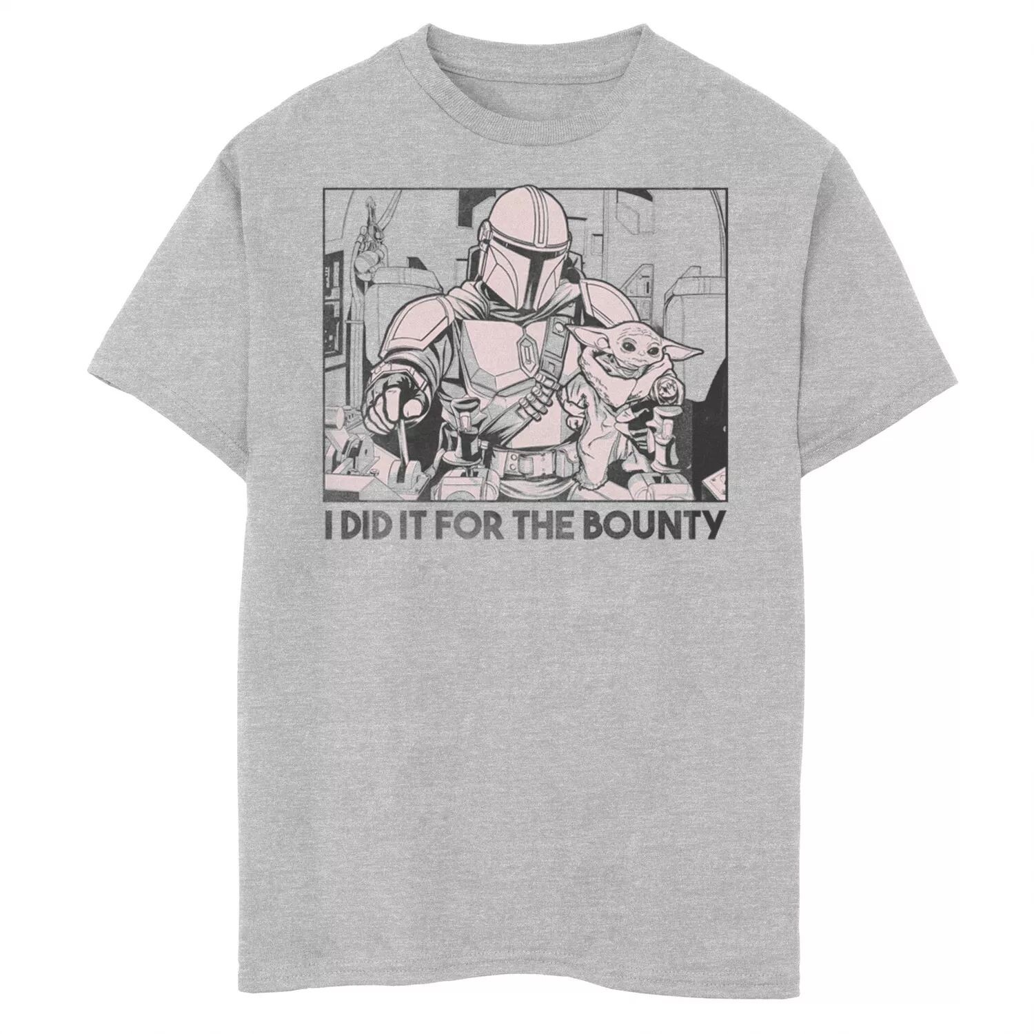 Футболка с надписью «Звездные войны: Мандалорец сделал это ради награды» для мальчиков 8–20 лет Star Wars
Футболка с надписью «Звездные войны: Мандалорец сделал это ради награды» для мальчиков 8–20 лет Star Wars