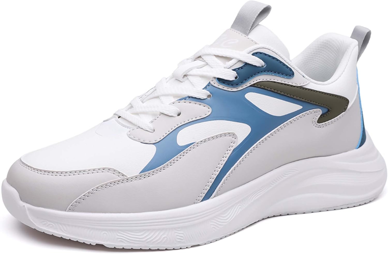 Мужские спортивные кожаные кроссовки с мягкой подошвой, дышащие и легкие для бега Generic, белый/синий
Мужские спортивные кожаные кроссовки с мягкой подошвой, дышащие и легкие для бега Generic, белый/синий