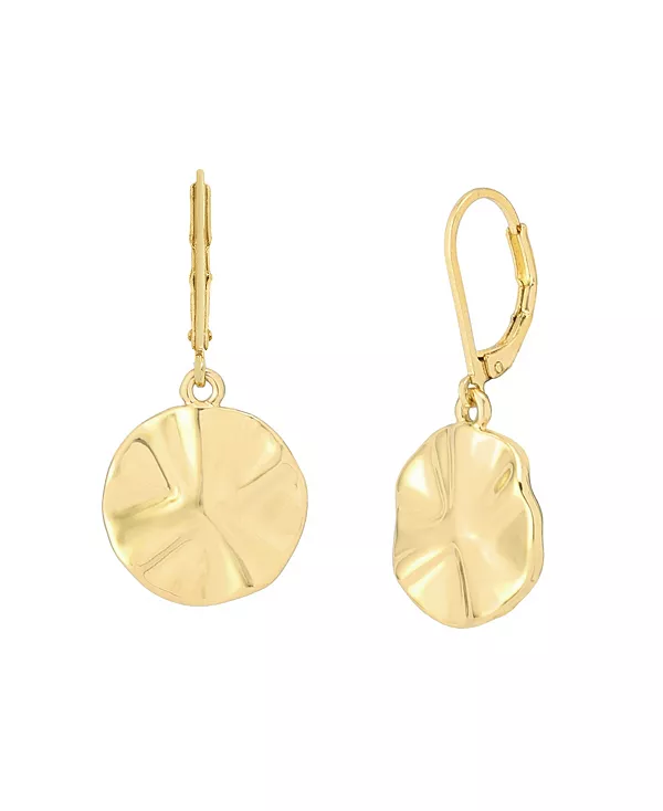 Серьги-Подвески в форме монет из золота с текстурой Robert Lee Morris Soho, gold
Серьги-Подвески в форме монет из золота с текстурой Robert Lee Morris Soho, gold