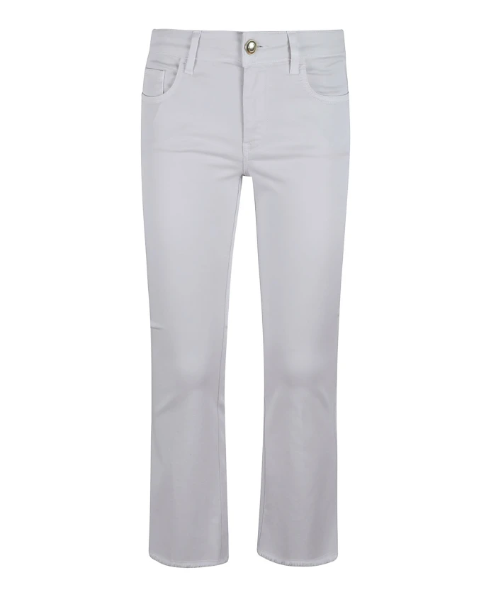 Бежевые брюки из эластичного хлопка с бахромой по низу. Fay, белый
Бежевые брюки из эластичного хлопка с бахромой по низу. Fay, белый