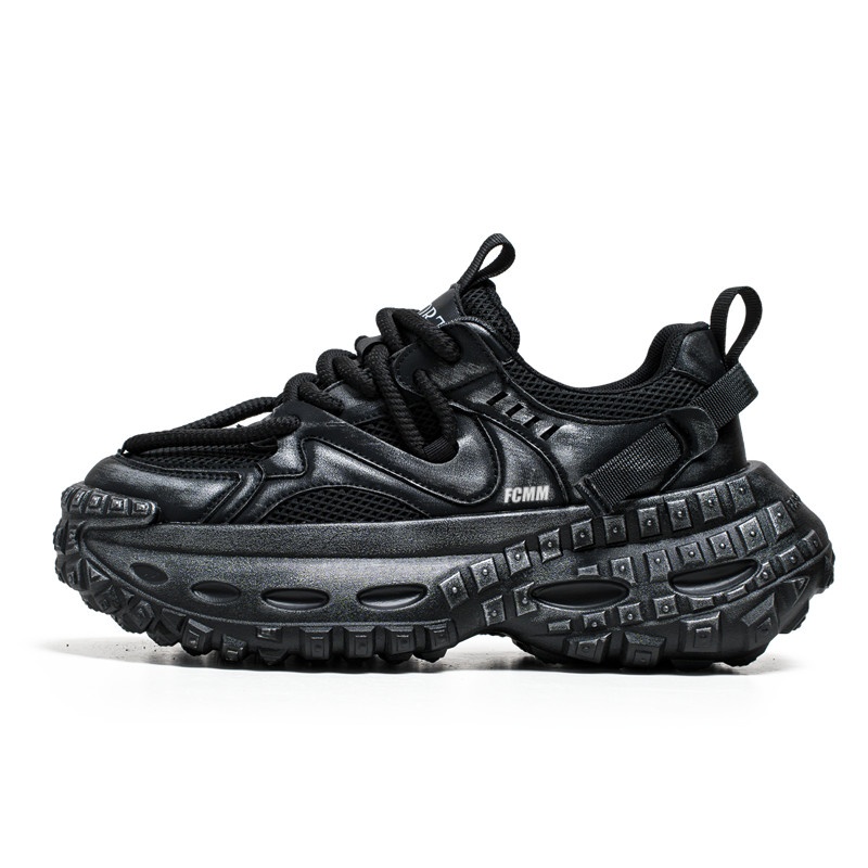 FCMM Износостойкие дышащие нескользящие массивные кроссовки мужские - черные, цвет Black
FCMM Износостойкие дышащие нескользящие массивные кроссовки мужские - черные, цвет Black
