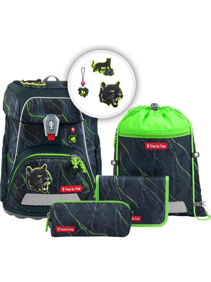 Step by Step Набор школьных сумок FIT Danger Cat Chiko, 5 предметов, зеленый
Step by Step Набор школьных сумок FIT Danger Cat Chiko, 5 предметов, зеленый