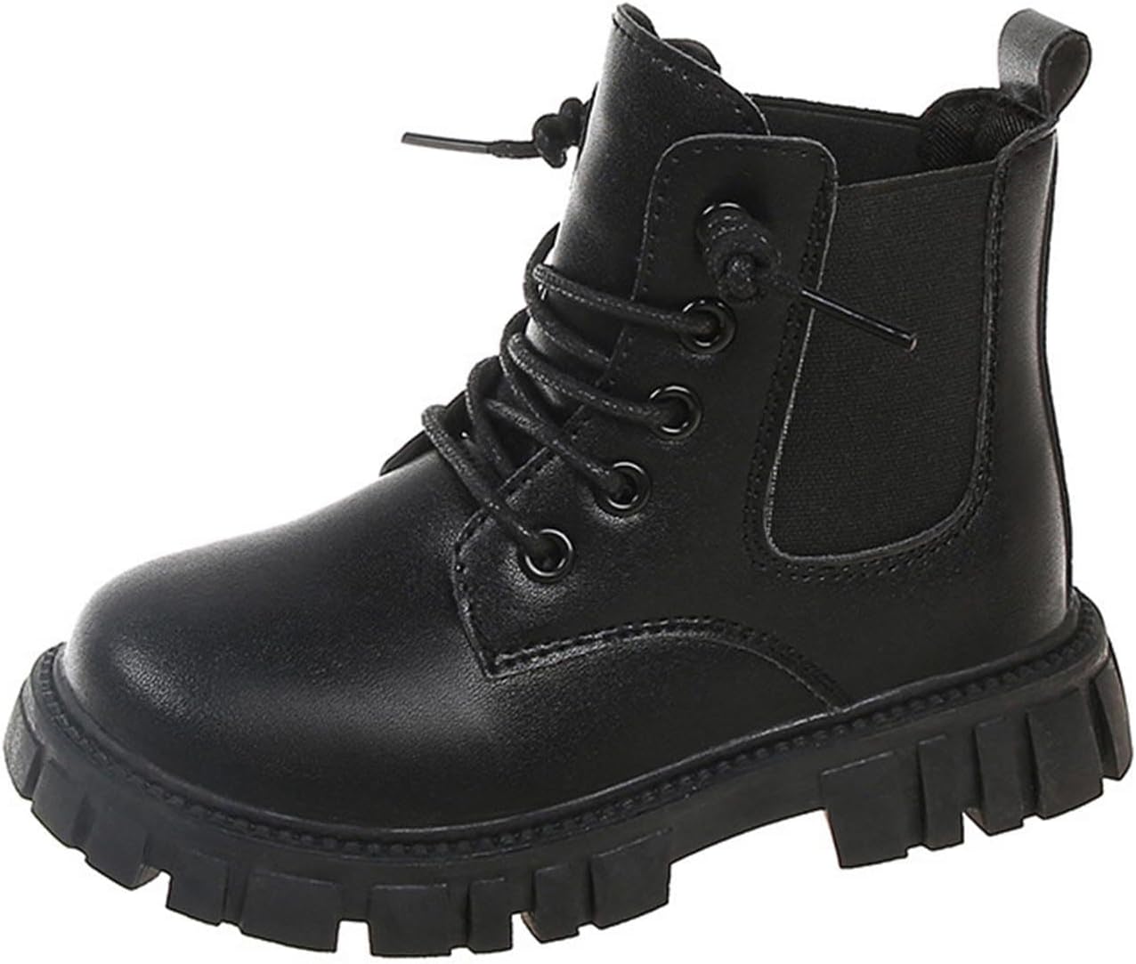 Детские модные ботинки на низком каблуке для девочек, повседневные, милые, с боковой молнией и шнуровкой для маленьких и больших детей Generic, Black
Детские модные ботинки на низком каблуке для девочек, повседневные, милые, с боковой молнией и шнуровкой для маленьких и больших детей Generic, Black