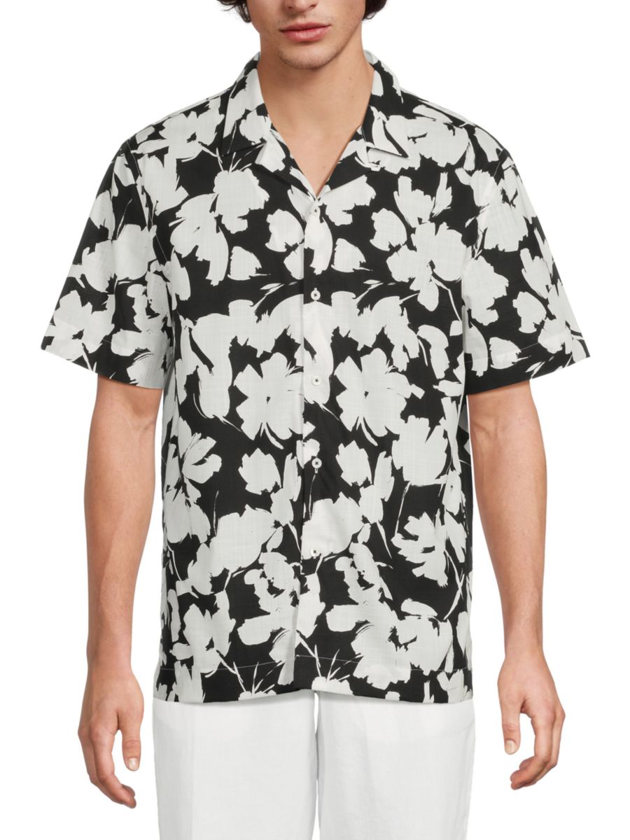 Рубашка Jackson Floral Superfine Cotton Camp Bugatchi, черный
Рубашка Jackson Floral Superfine Cotton Camp Bugatchi, черный