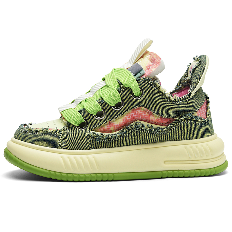 Grumpy ram Антискользящие и износостойкие дышащие низкие скейтерские кроссовки мужские неоново-зеленые, цвет Neon Green
Grumpy ram Антискользящие и износостойкие дышащие низкие скейтерские кроссовки мужские неоново-зеленые, цвет Neon Green