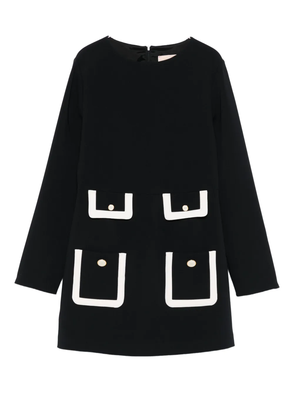 Платье с длинными рукавами и карманами Elisabetta Franchi La Mia Bambina, черный
Платье с длинными рукавами и карманами Elisabetta Franchi La Mia Bambina, черный