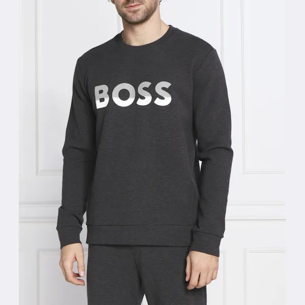 Толстовка Salbo 1 стандартного кроя Boss, черный 
Толстовка Salbo 1 стандартного кроя Boss, черный