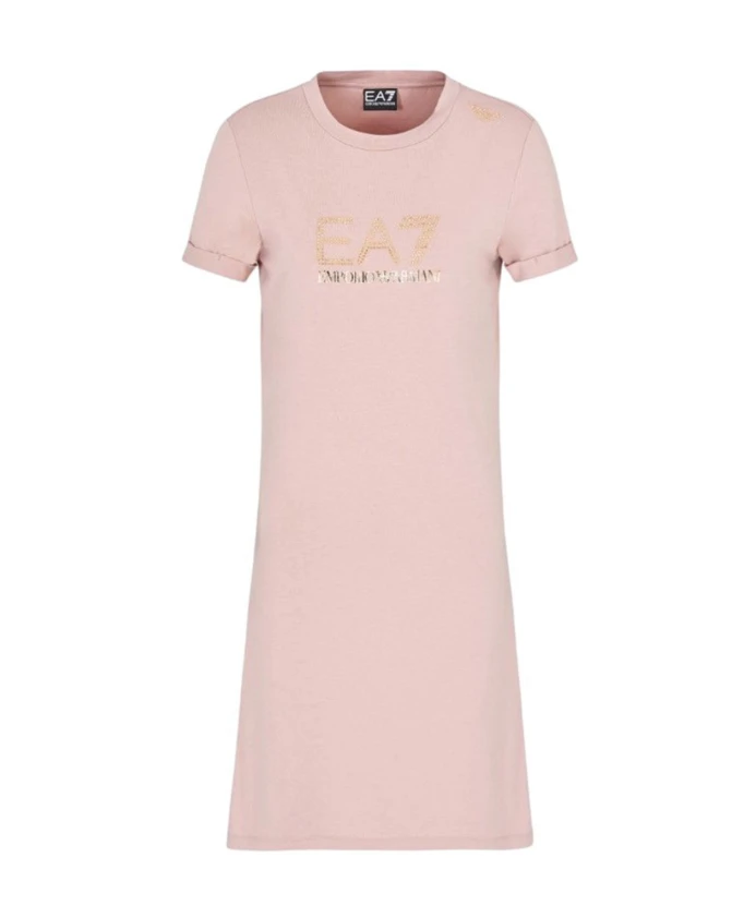 Розовое хлопковое женское платье Emporio Armani Ea7, розовый
Розовое хлопковое женское платье Emporio Armani Ea7, розовый