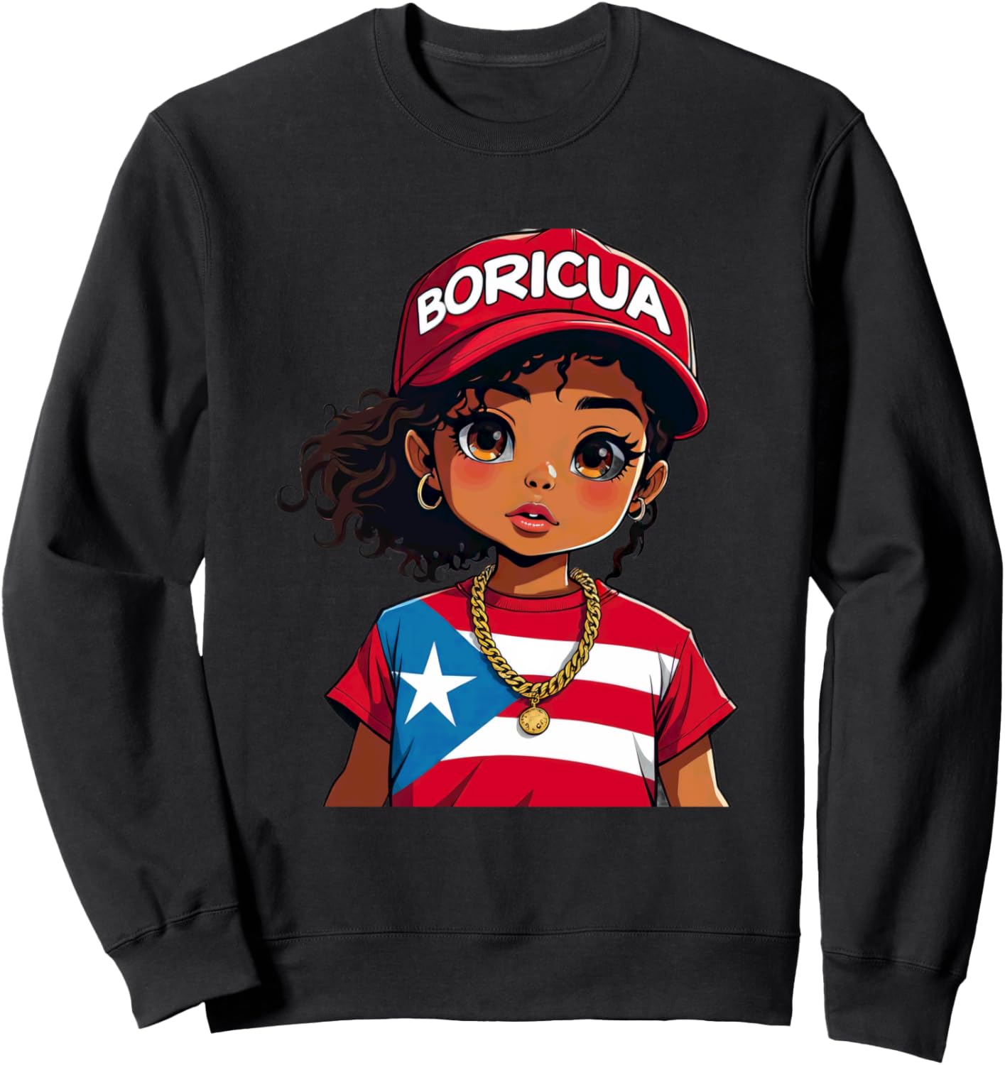 Толстовка в стиле пуэрториканского флага с символикой пуэрториканской идентичности Llego El Boricua, черный
Толстовка в стиле пуэрториканского флага с символикой пуэрториканской идентичности Llego El Boricua, черный