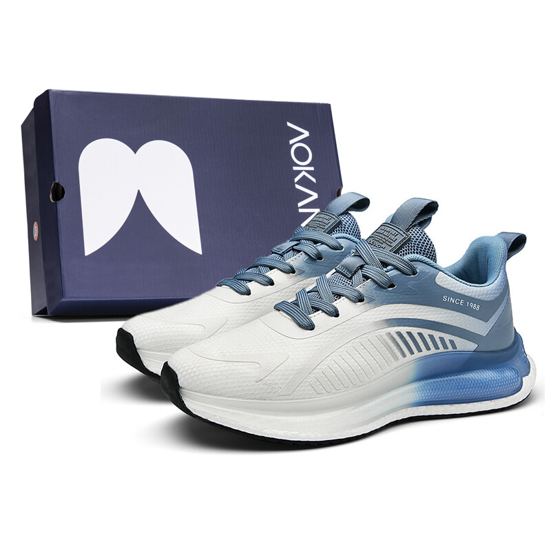 Кроссовки мужские низкие белый/синий Aokang
Кроссовки мужские низкие белый/синий Aokang