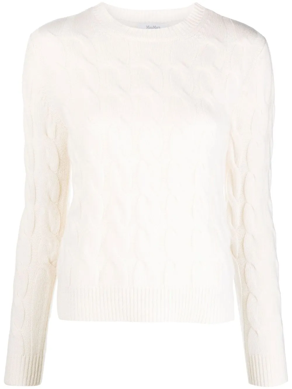 Джемпер фактурной вязки MAX MARA, белый
Джемпер фактурной вязки MAX MARA, белый
